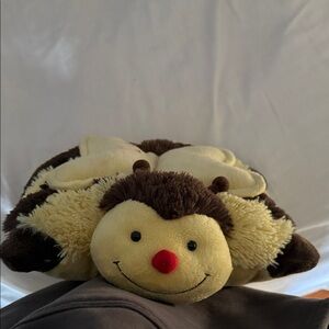 Cute Yellow and Brown Ladybug mini Pillow Pet